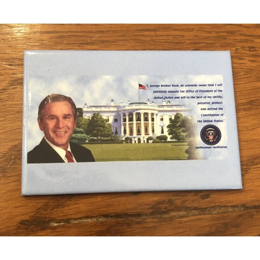 George Bush Presidential Oath White House Magnet 3